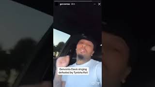 Gervonta Davis singing defeated by Tynisha Keli