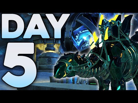 Online Raiding a Modded Ice Cave and Insane Base Progress! - ARK PvP