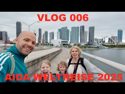 Aida Weltreise 2025 - VLOG 006 - Miami - Charleston USA
