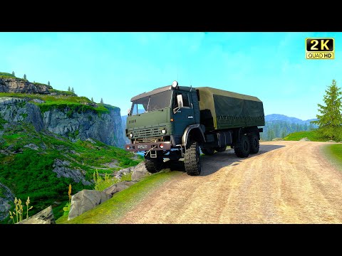 KamaZ 43101 Army  Offroading in Mud - Euro truck simulator  V1.46  2K Gameplay #truck  #offroad