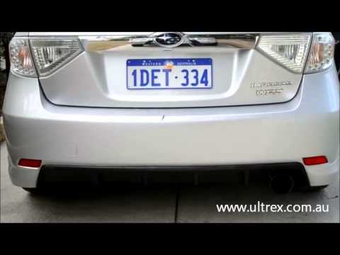 ULTREX PERFORMANCE TURBO BACK EXHAUST for SUBARU WRX MY08-10 HATCH