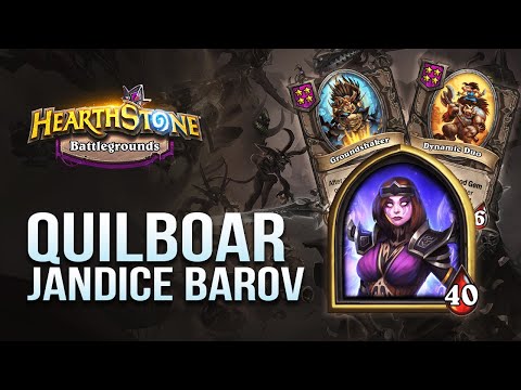 Swapping Quilboars! / Quilboar Jandive Barov / Battlegrounds / Hearthstone