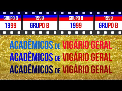 [Desfile] Acadêmicos de Vigário Geral 1999 - "Vigário! Um sonho de liberdade"