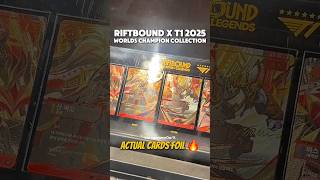 Riftbound X T1 Worlds Champion Collection! #tcg #riftbound #riftboundtcg #tradingcards