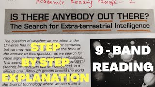 Is There Anybody Out There?|| #IELTS-9||TEST-1||Academic Reading PSG-2