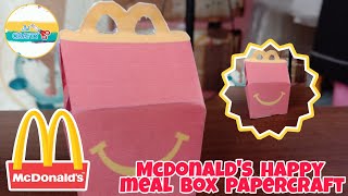 Mcdonald's happy meal box papercraft