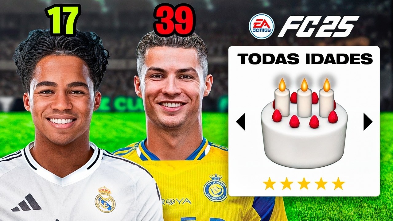 FIZ 1 GOL IMPOSSÍVEL com o MELHOR JOGADOR de CADA IDADE! EAFC 25