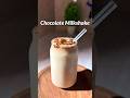 Viral Chocolate Milkshake Recipe Chocolate Recipe Shorts