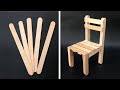 How to make a Chair with popsicle stick — DIY