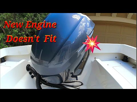 New Engine Don't Fit Wen Tilt and How to Fix it Without Cutting the Transom SeaStar Limit Kit HA5472