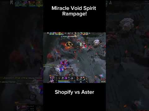 Miracle Void Spirit Rampage!!! #dota2 #dota2highlights #dota2clips #shorts #shortvideo