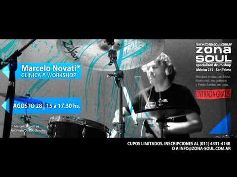 Marcelo Novati Clinica en Zona Soul Drum Shop