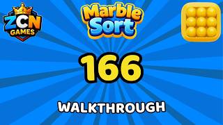 Marble Sort Level 166 Walkthrough (No Rocket) | Solution