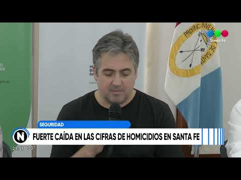 Fuerte caída en las cifras de homicidios en Santa Fe durante el 2024