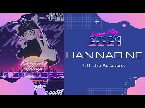 HAN NADINE Full Live Perfomence | Kampung Melayu New Year Event | VRChat Malaysia