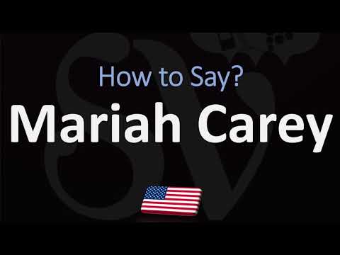 How to Pronounce Mariah Carey? (CORRECTLY)
