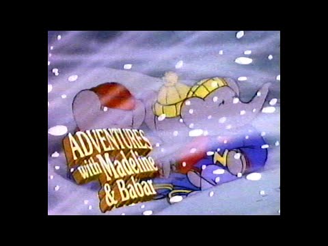 Adventures with Madeline & Babar - Child in the Snow - December 1991 With Commercials