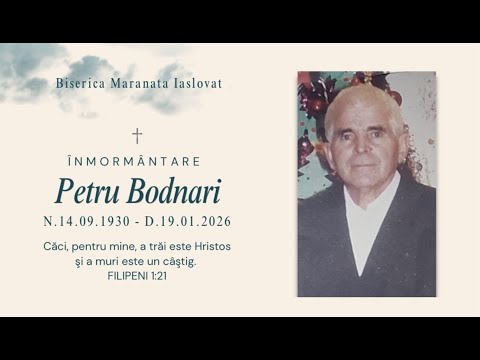 Prima seară de Priveghi Petru Bodnari