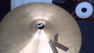 Video thumbnail for Zildjian 20" K Custom Dry Complex ride II by Clayton Kraus
