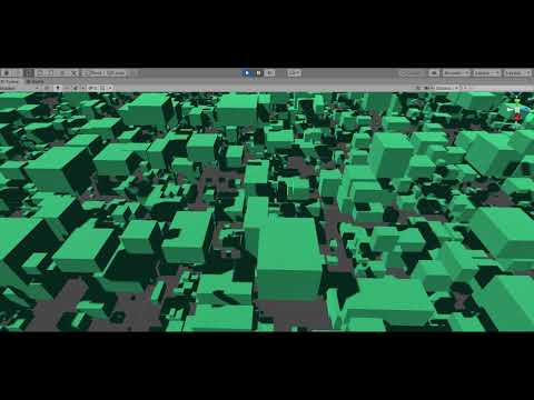 Unity 2021 - Performance test of the DOTS Entity Component System (ECS) - 1 million cubes