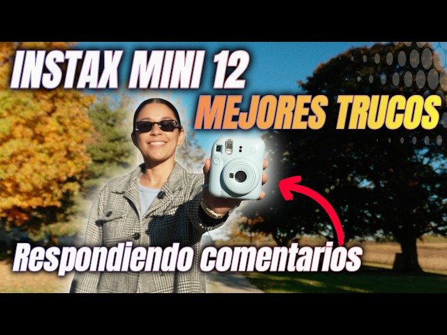 Vídeo relacionado con instax Mini 12 Funda Transparente para cámara con Correa para el Hombro