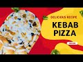 How to Make Kebab Pizza | Street Food Recipe | Kebab Stuffed Pizza Recipe