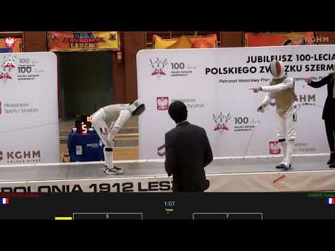 Leszno World Cup 2022 JMF - GOLD - Adrien Spichiger FRA v Anas Anane FRA