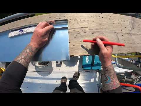 Stehfalzdeckung in Zink an Gaube - Teil 3 - Colditz Dachdecker - Meisterhaftes Spenglern