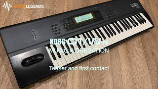 Video thumbnail for Korg 01/W - teaser and first contact by synthlegends