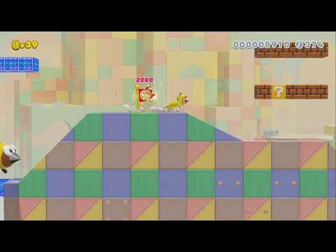 Beep Block Skyway by Hoedenman - Super Mario Maker 2 - No Commentary 1bw