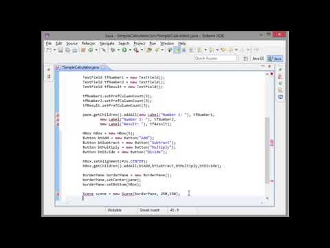 Chapter 15 - JavaFX Simple Calculator