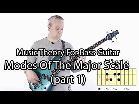 Modes of the Major Scale For Bass Guitar: Part 1