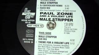 PAUL ZONE & A VIOLENT LIFE - Male Stripper(Dub Mix)B1