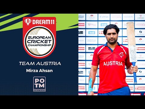 MOM: M.Ahsan - AUT vs POR | Highlights | Dream11 European Cricket Championship Day 5 | ECC21