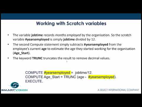 Getting started with SPSS syntax