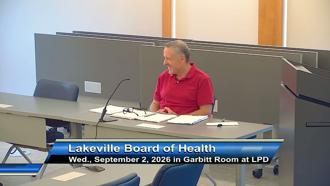 From the Board of Health