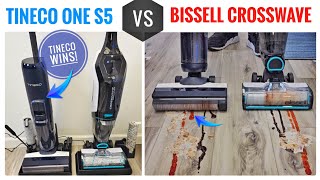 Tineco ONE S5 vs Bissell Crosswave Hardwood Floor Wet / Dry