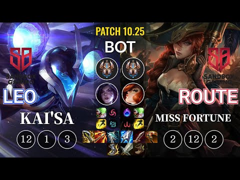 SB Leo Kai'Sa vs SB Route Miss Fortune Bot - KR Patch 10.25