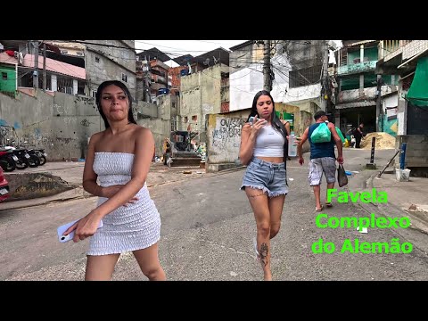 Life in Favela Complexo do Alemão - The Most Dangerous Favela In Rio de Janeiro - Brazil 🇧🇷