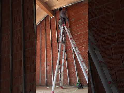 Cómo montar trasdosado de placa de yeso #angelbravo #knauf #drywall #construction