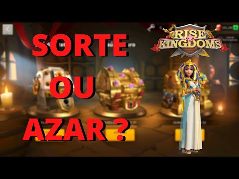 ABRINDO 200 BAÚS DOURADOS | MAXIMIZANDO A CLEÓPATRA - RISE OF KINGDOMS.
