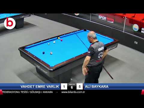 VAHDET EMRE VARLIK & ALİ BAYKARA Bilardo Maçı - 