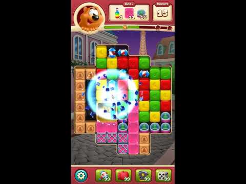 Toon Blast Level 6283 - NO BOOSTERS 🐻🐺🐱 | SKILLGAMING ✔️