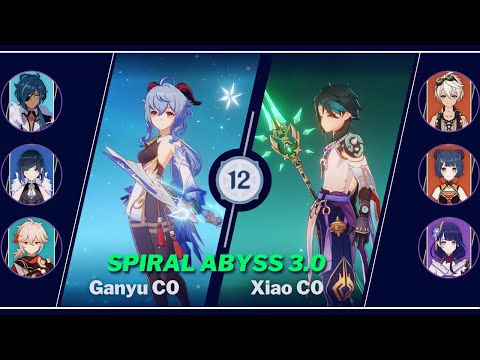 Spiral Abyss 3.0 Floor 12 - C0 Ganyu/ C6 Kaeya Freeze | C0 Xiaoden (9/9) |【GI】
