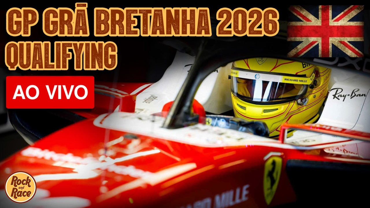 GP GRÃ BRETANHA 2026 - QUALIFYING - AO VIVO - Análise e comentários em tempo real