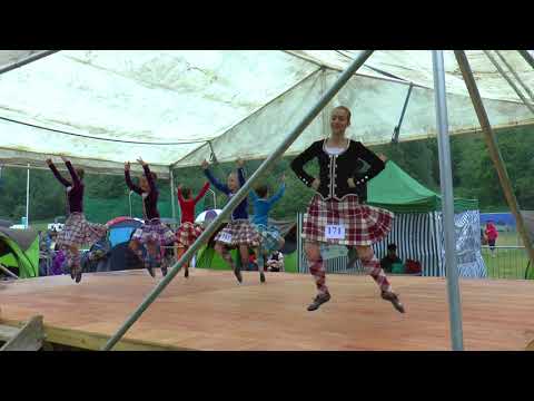 Fanny Aubret (171) Highland Fling at Rosneath games 2018