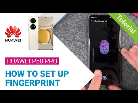 Huawei P50 Pro - How to set up Fingerprint • 📱 • 👆🏼 • 🔐 • Tutorial