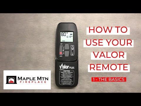 How to Use Your Valor Remote | 1 - The Basics
