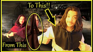 Turning a Modern Hoodie into a MEDIEVAL COWL