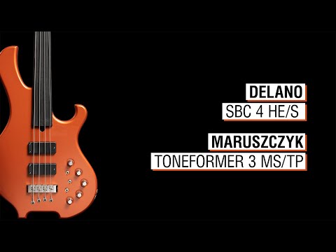 Delano SBC 4 HE/S + Maruszczyk Toneformer 3 MS/TP - Frog Pi 4a Fretless 33”